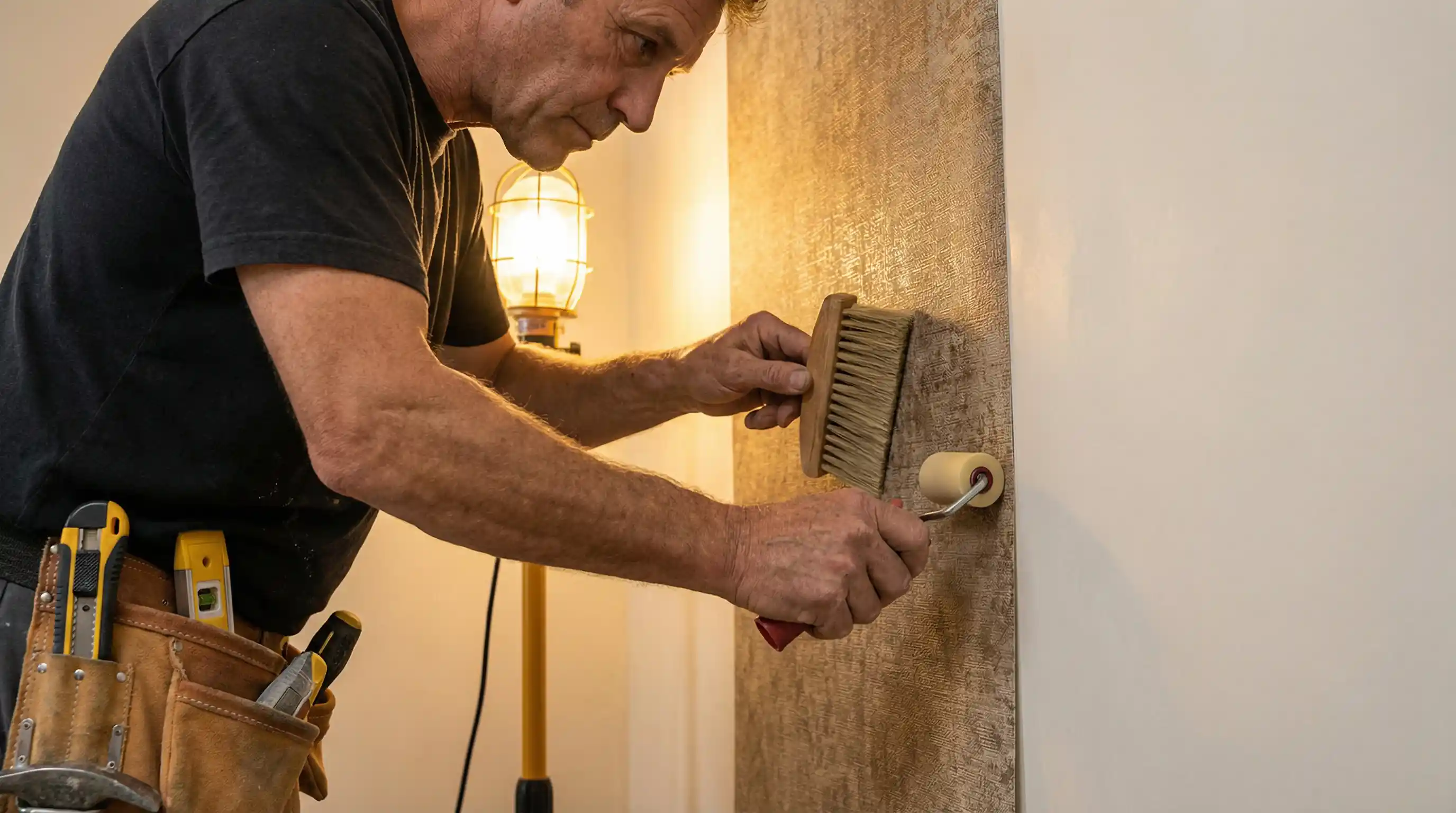 Residential wallpaper removal in North Central Phoenix